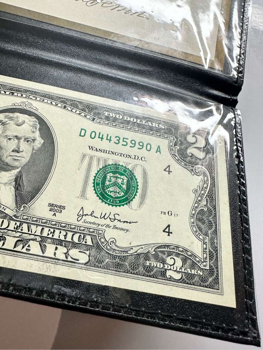 2003 SERIES TWO DOLLAR UNCIRCULATED NOTE