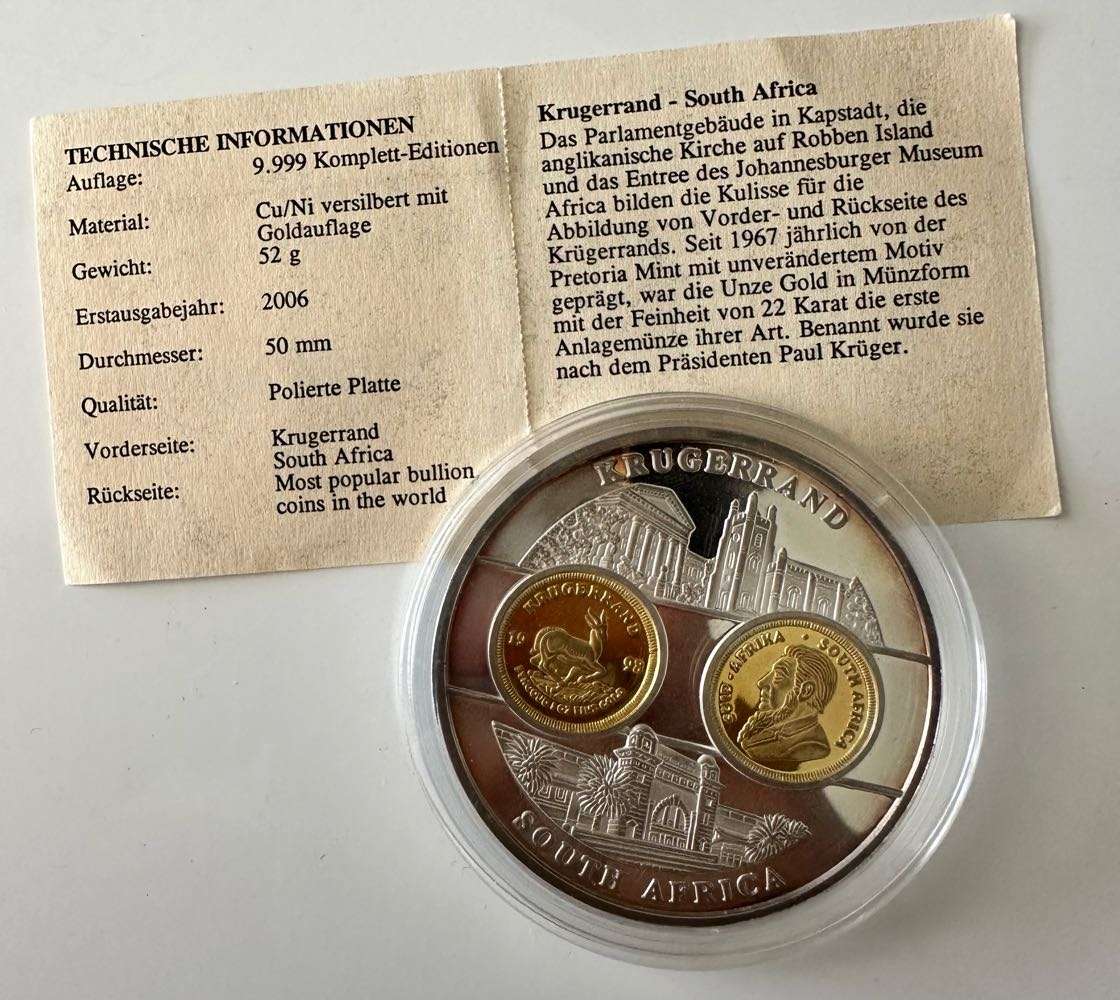 KRUGERRAND SOUTH AFRICA - COMMEMORATIVE COIN