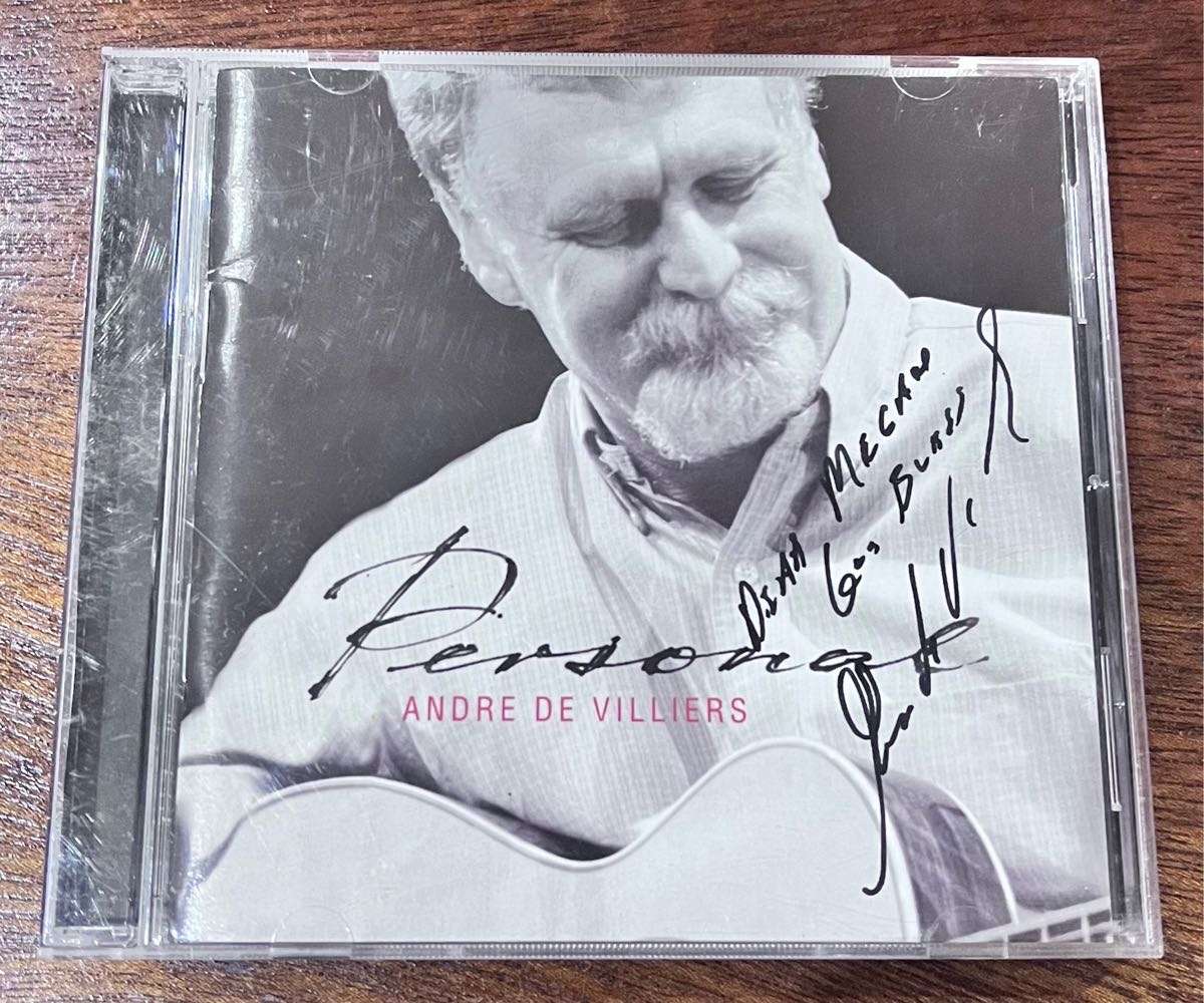 (autographed)  Andre de Villiers - Personal (2008, SARCD151)