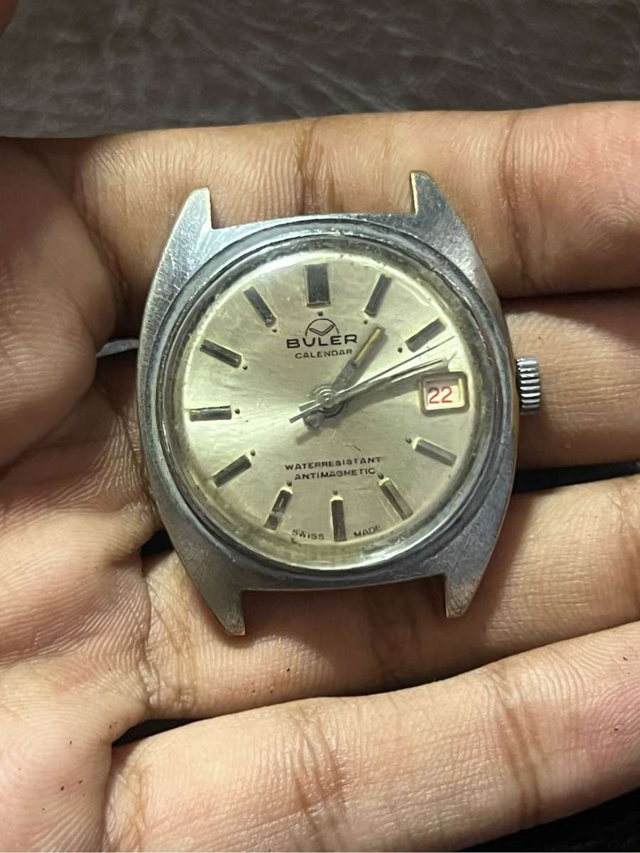 Vintage Buler calendar watch