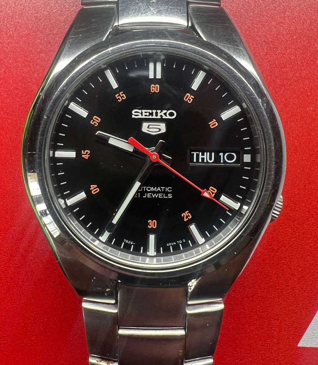 Seiko 5 Milgauss Homage Black REF- SNK617K1