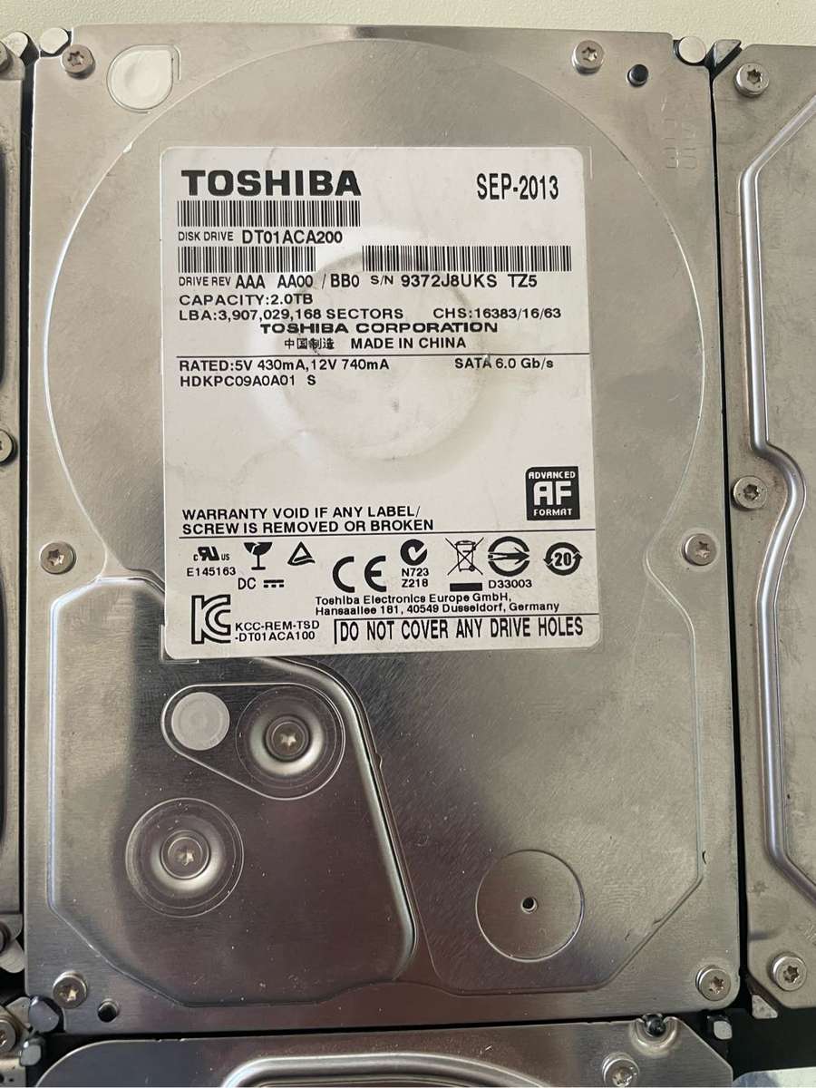 Massive Lot of HDDs**1TBs , 500GBs and even 3TB plus and SSD** Sold for parts or repair