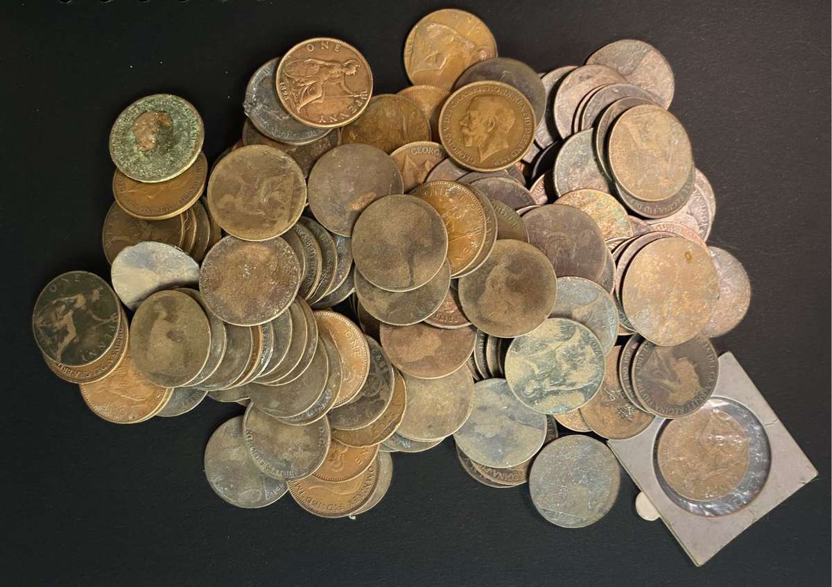 Huge pile of pennies!