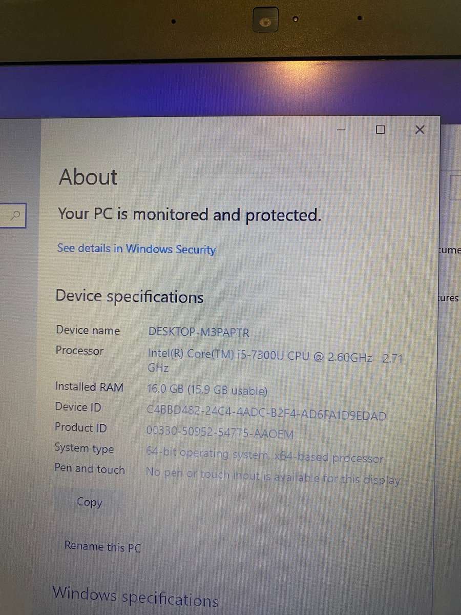 Dell Lattitude 5490 core i5 7th generation