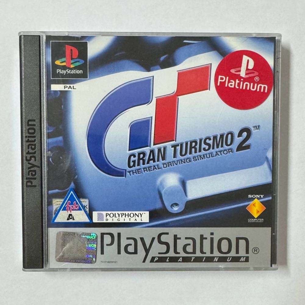 Playstation 1 : Gran Turismo 2 Platinum with owners manual