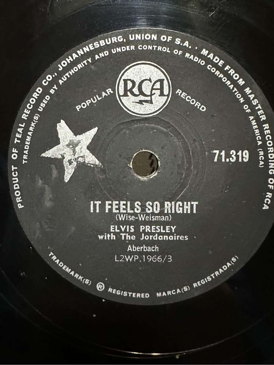 Elvis 78 vinyl - rare edition