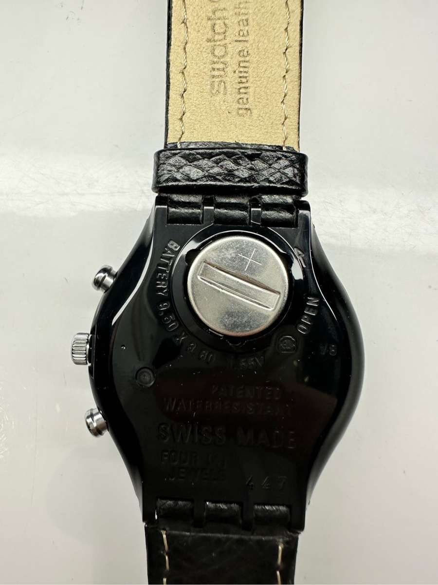 SWATCH VINTAGE RARE DESIGN AG 1993 SHIER VINTAGE SWISS CHRONOGRAPH QUARTZ WATCH