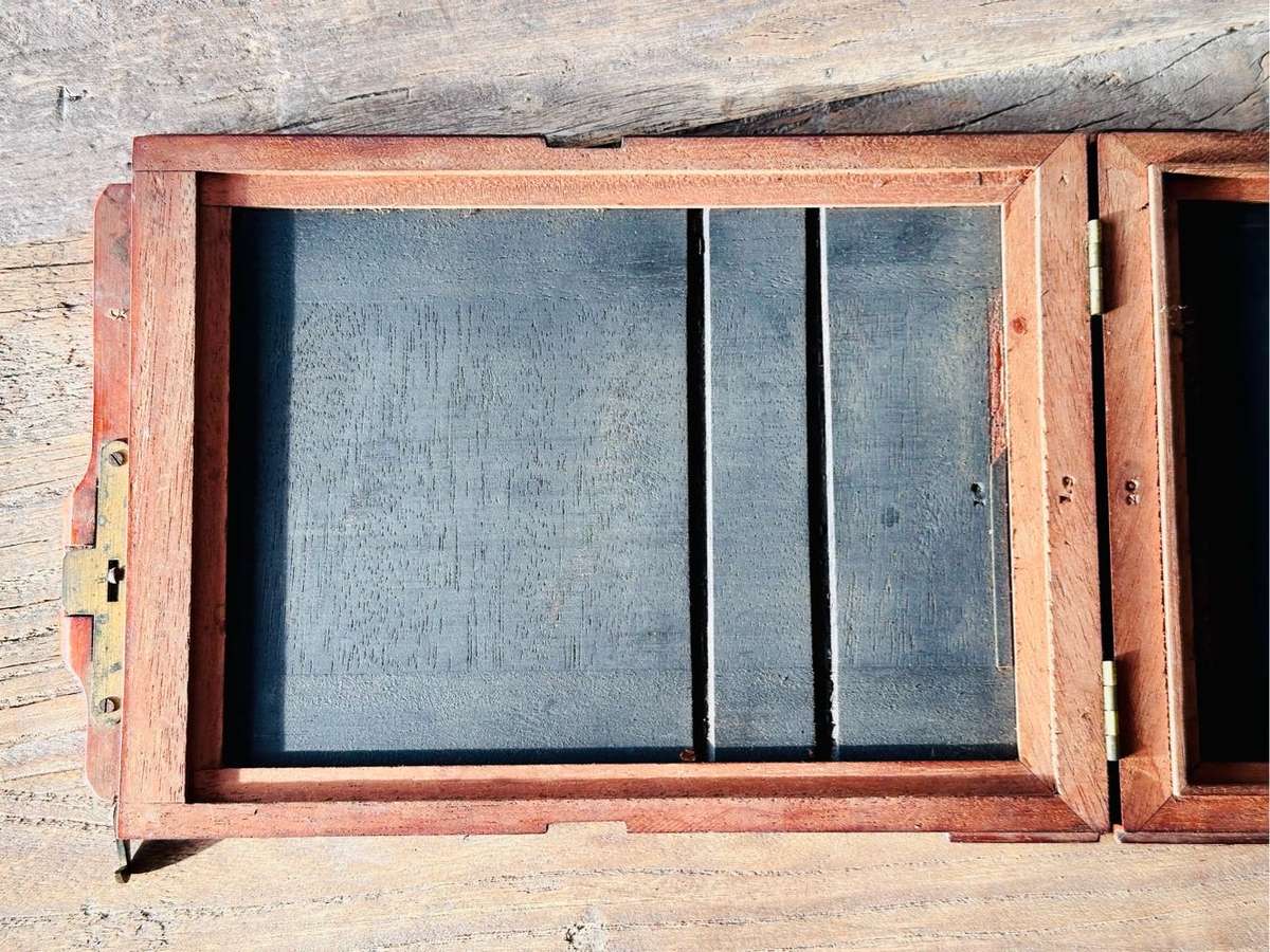 Antique Wooden Photographic Plate Holder