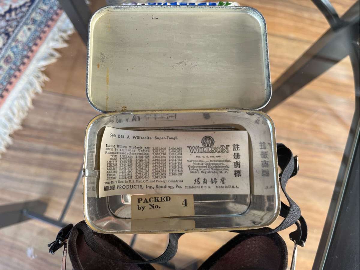 WW II  Military Desert Campaign Goggles