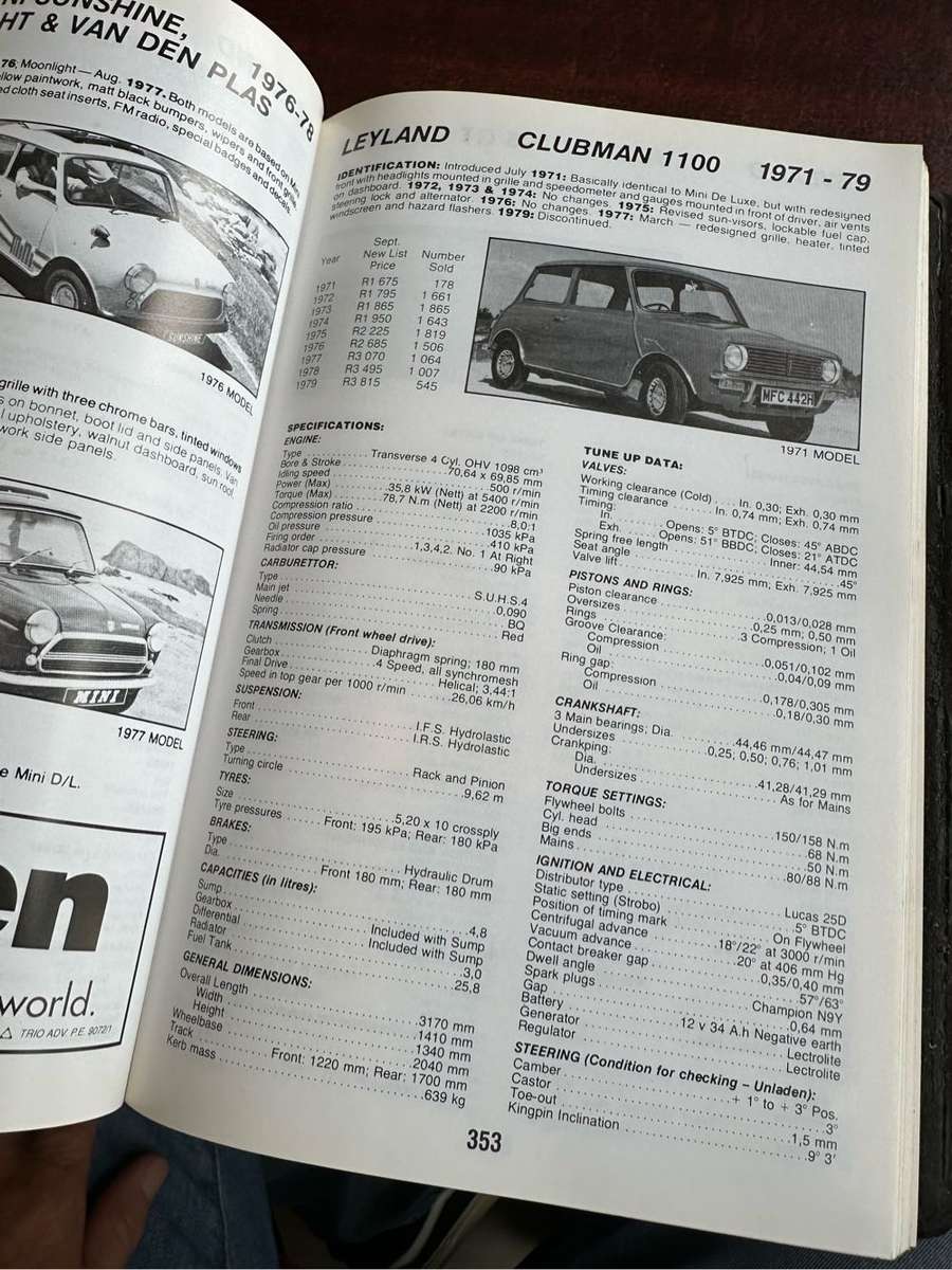 Auto Data Digest 92 / 93 book