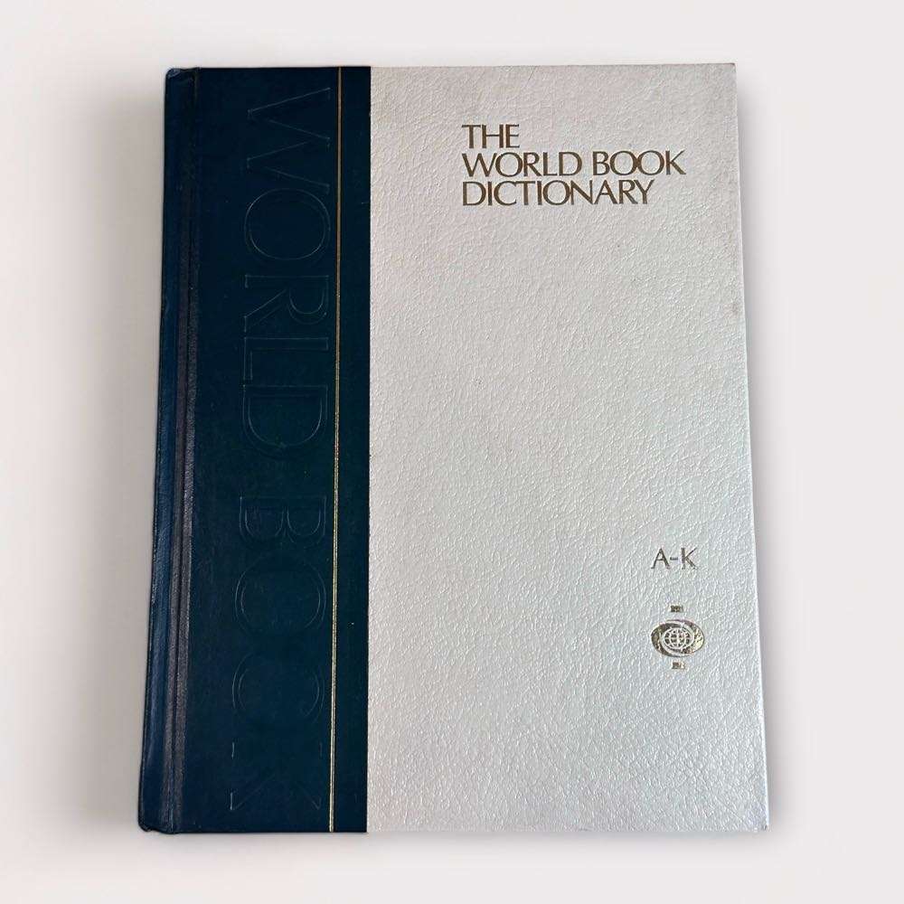 The World Book Dictionary Set circa 1990