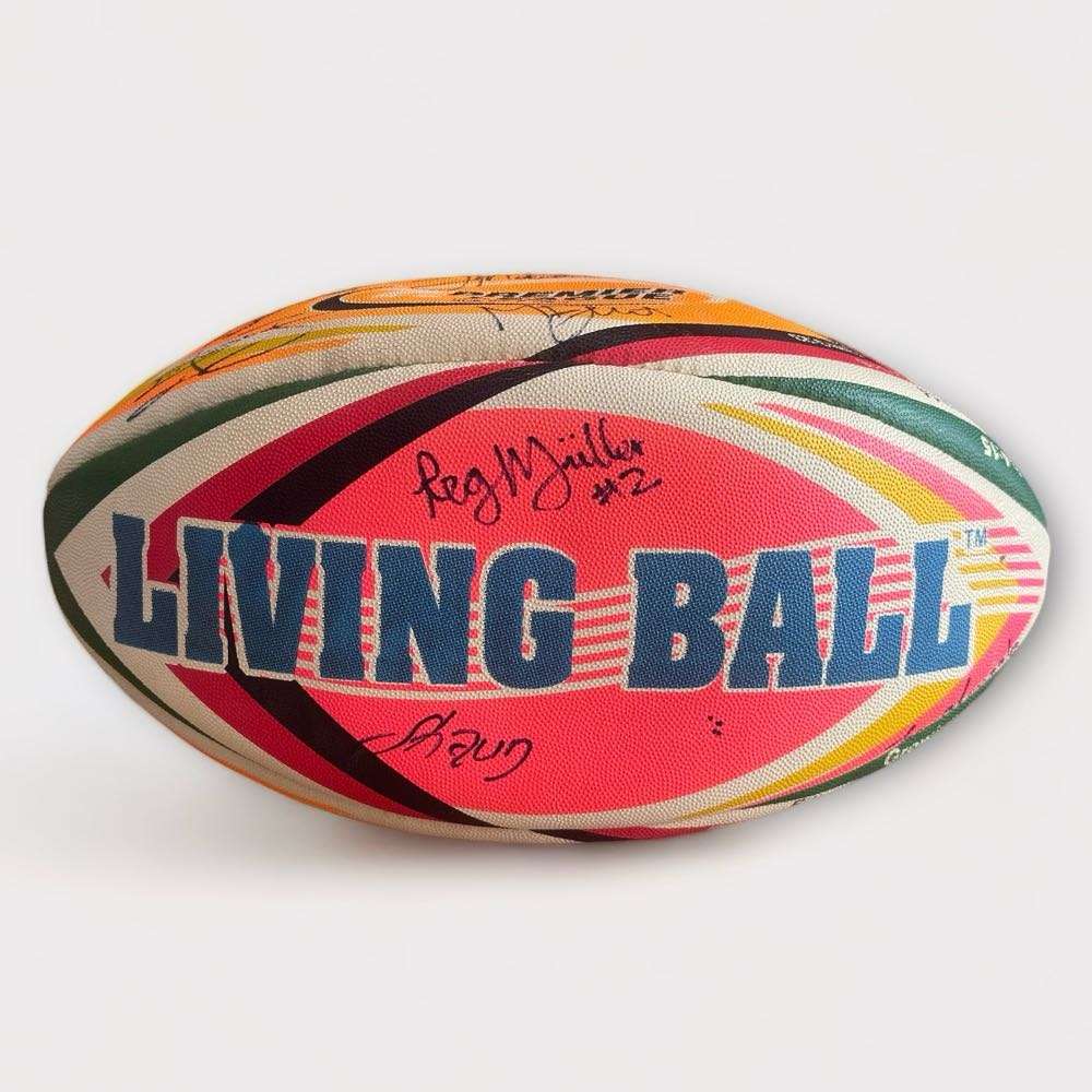 Autographed Springboks & All Blacks Rugby Balls