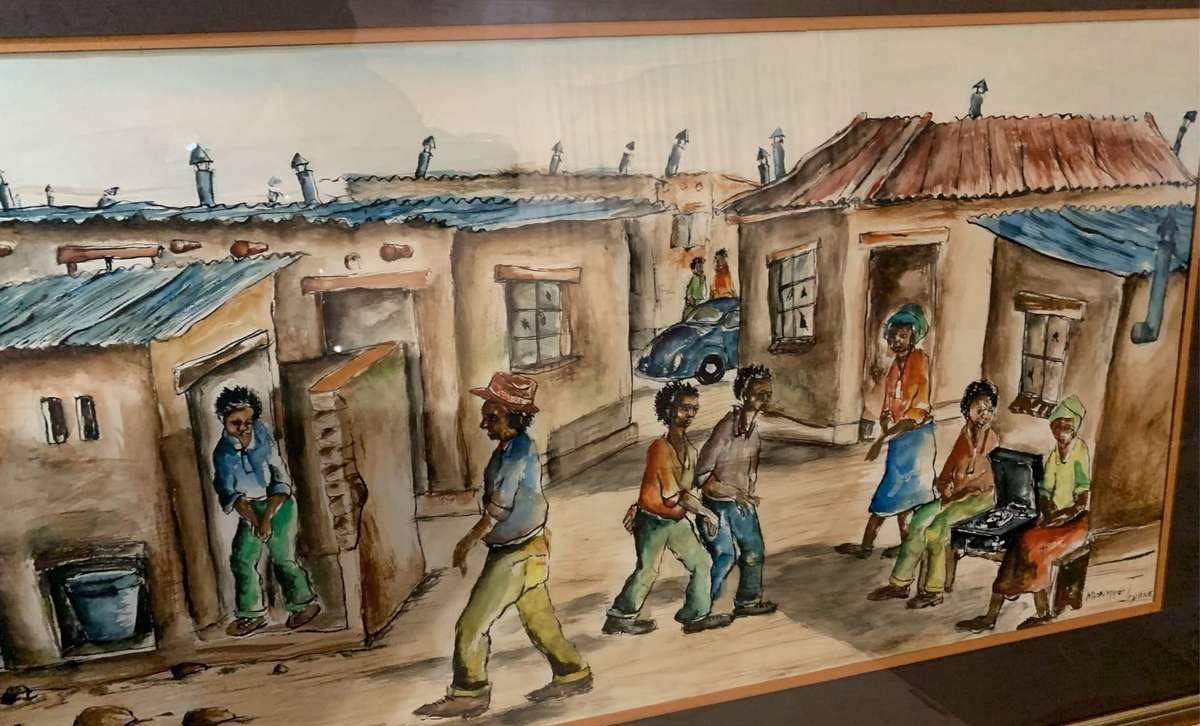 Mvemve Jiyane watercolour painting