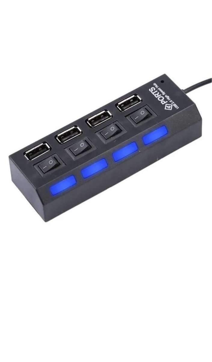 USB 2.0 HUB 4 USB ports with individual switches ***UNBOXED DEAL***