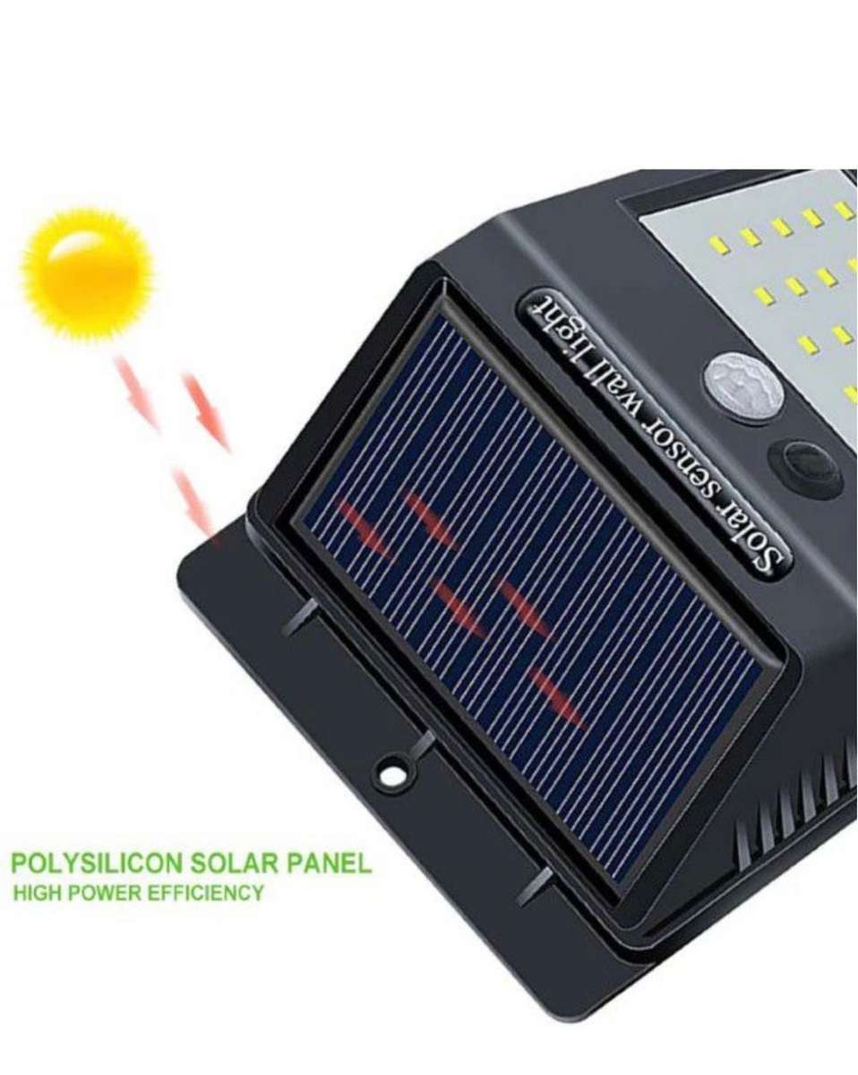 SOLAR POWERED LED WALL LIGHT with night sensors