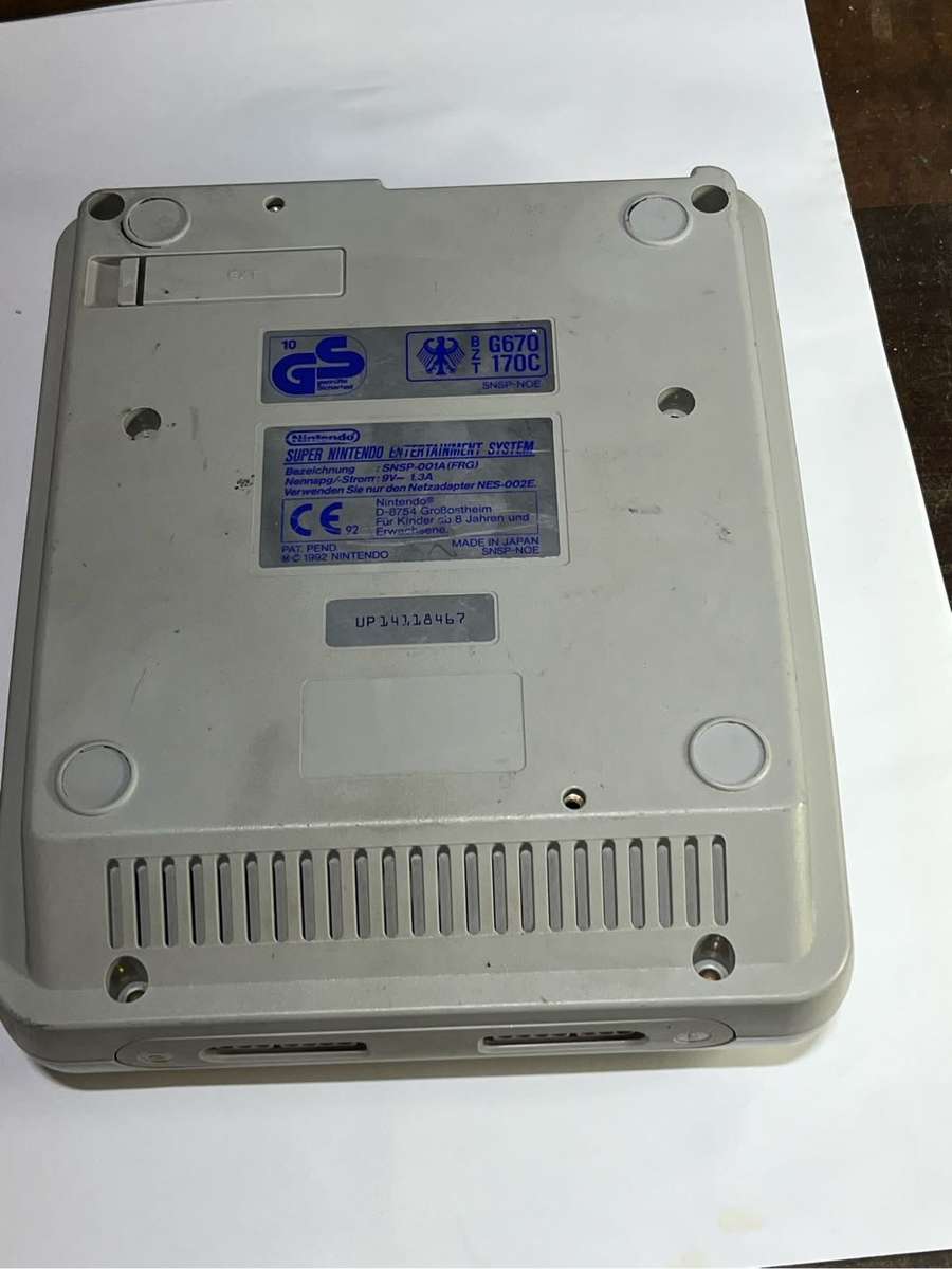 Super Nintendo gaming console