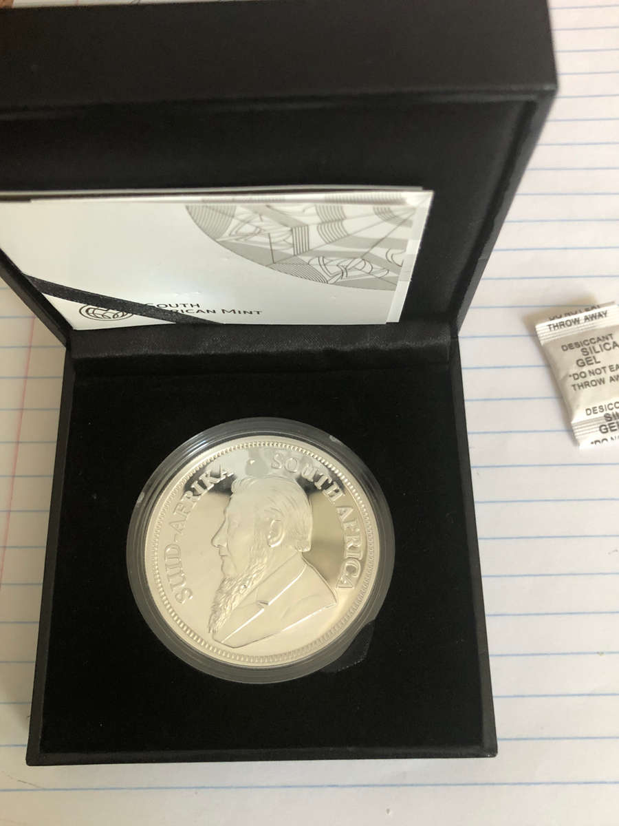 2oz  Proof Silver Kruger Rand