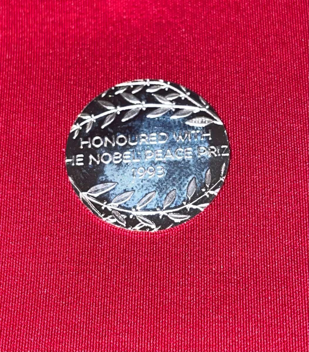 Mint of Norway - .999 Silver 3.4g Mandela Nobel Peace Prize Laureate Medallion