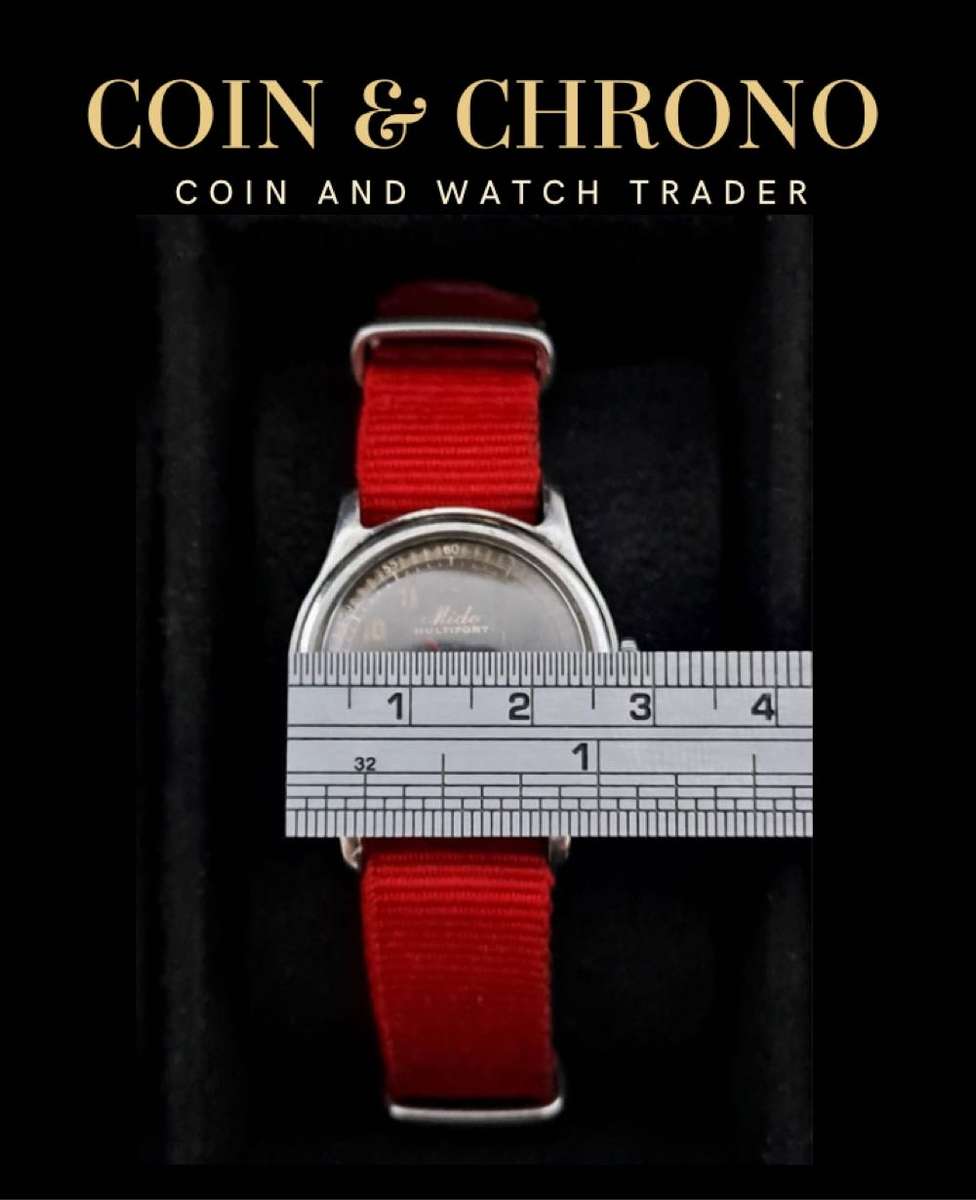 Vintage Mido Multifort Manual Wind Watch - Radium Dial