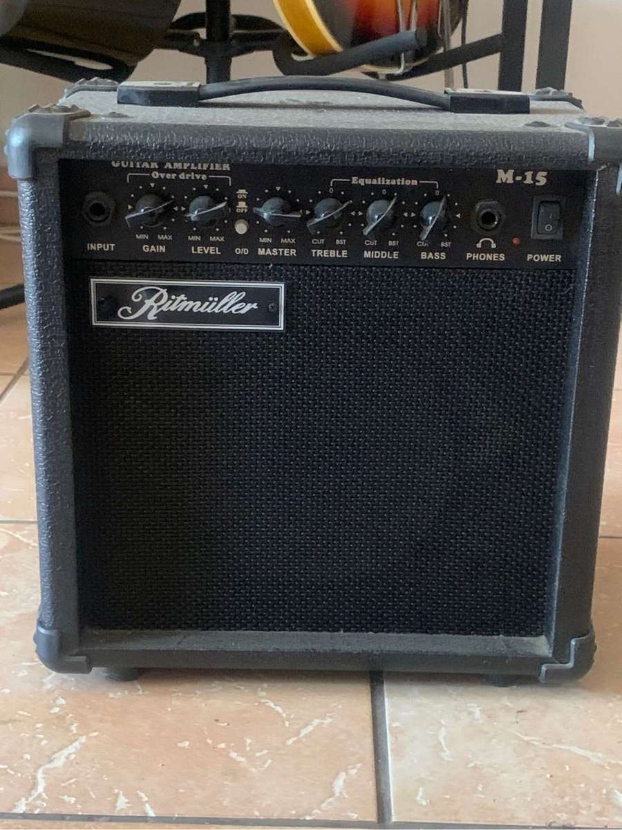 Electric Guitar with Amp