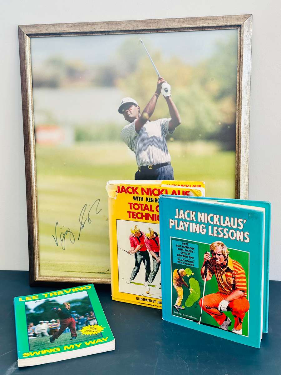 Autographed Golf Memorabilia - Vijay Singh