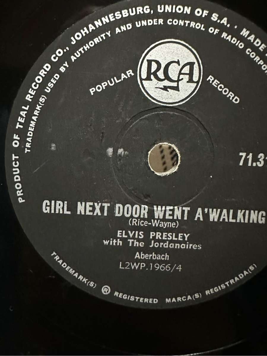 Elvis 78 vinyl - rare edition