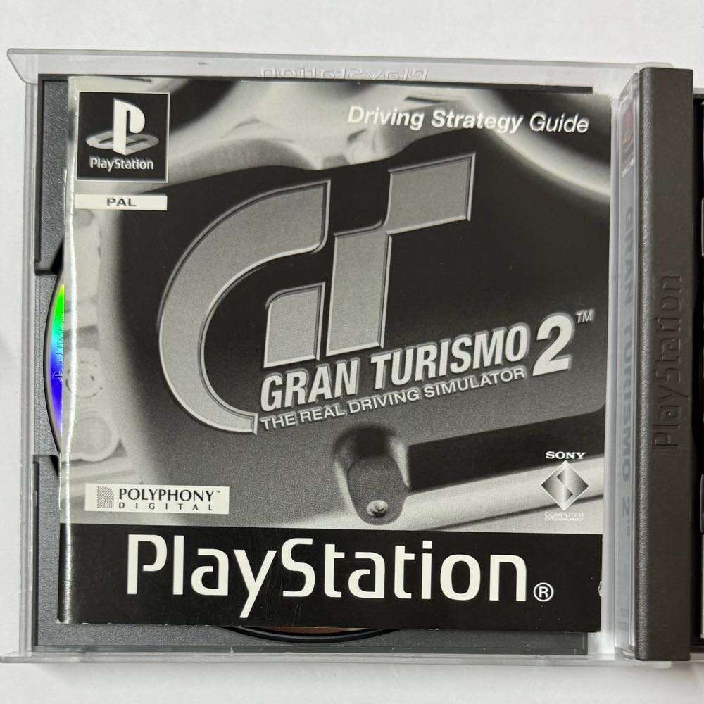 Playstation 1 : Gran Turismo 2 Platinum with owners manual
