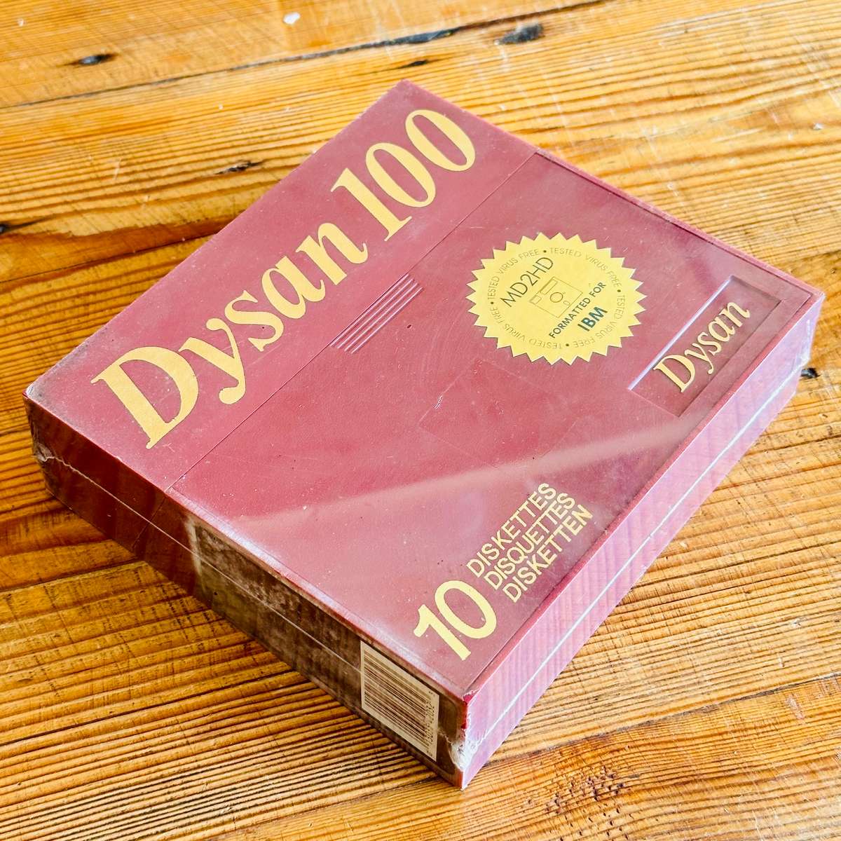 Dysan 100 10 Diskettes MD2HD Vintage Floppy COLLECTOR`S ITEM!