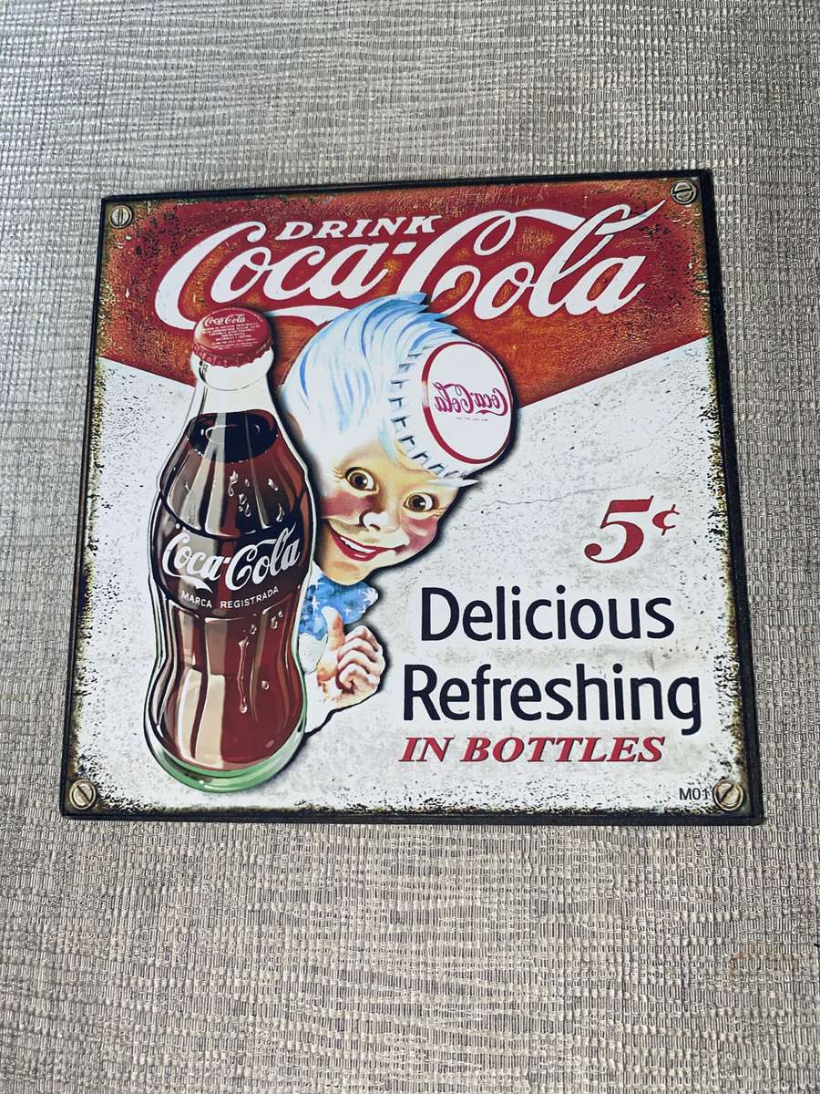 3 x Coca Cola Sign Boards