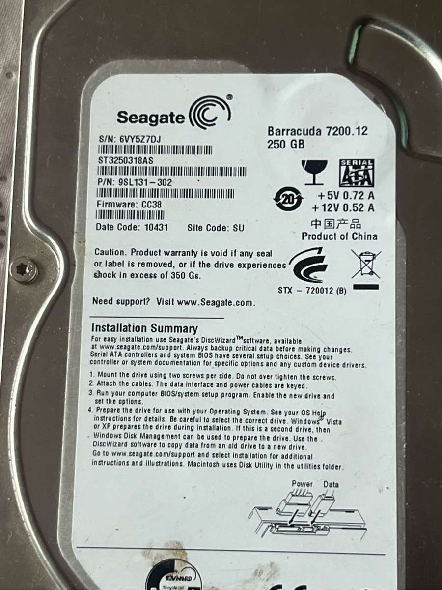 Random hard drives