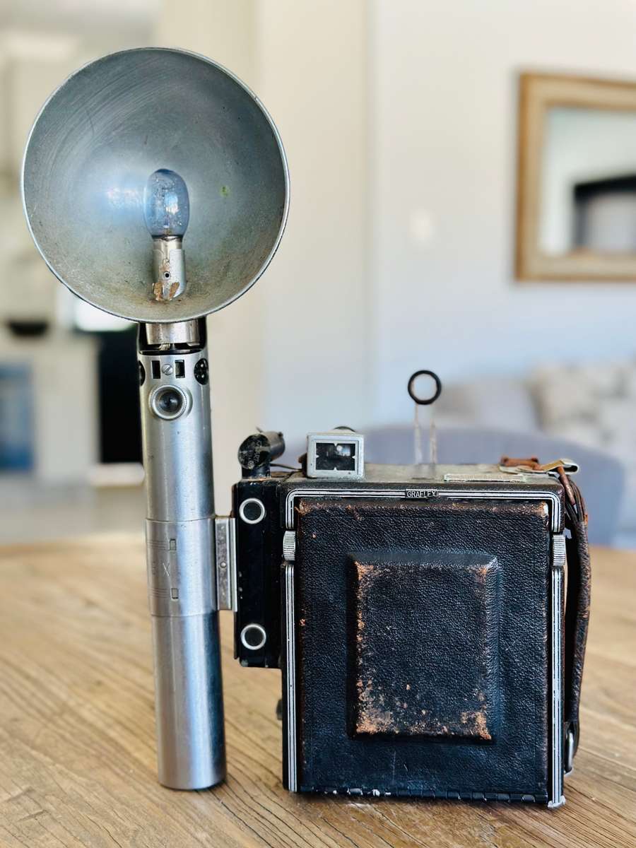 Vintage GRAFLEX Speed Graphic Camera (Photography)