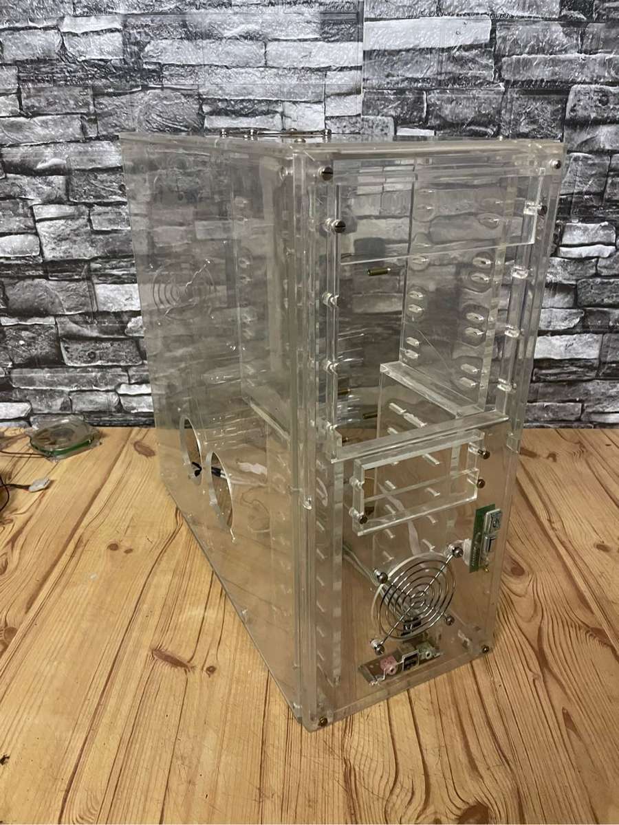 Perspex Computer Case**Super Rare**ATX Case**Not perfect