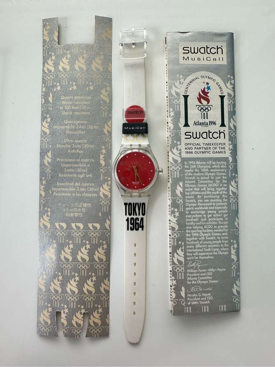 1996 ORIGINAL TOKYO 1964 SWATCH - BRAND NEW CONDITION IN CASING