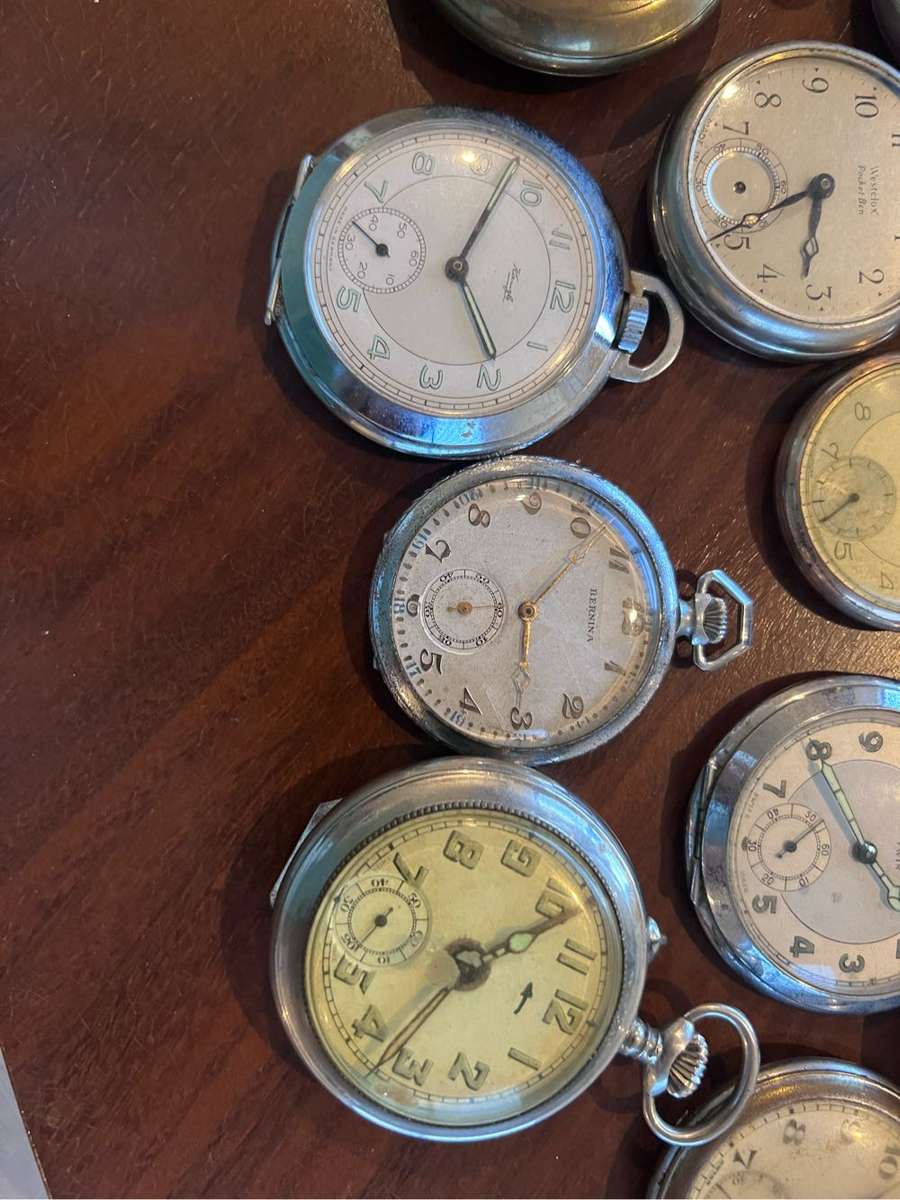 Vintage Pocket Watch Lot / Runners / non runners and spares