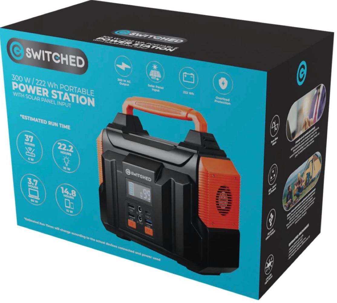 Switched - 300W Portable Station - (222Wh)