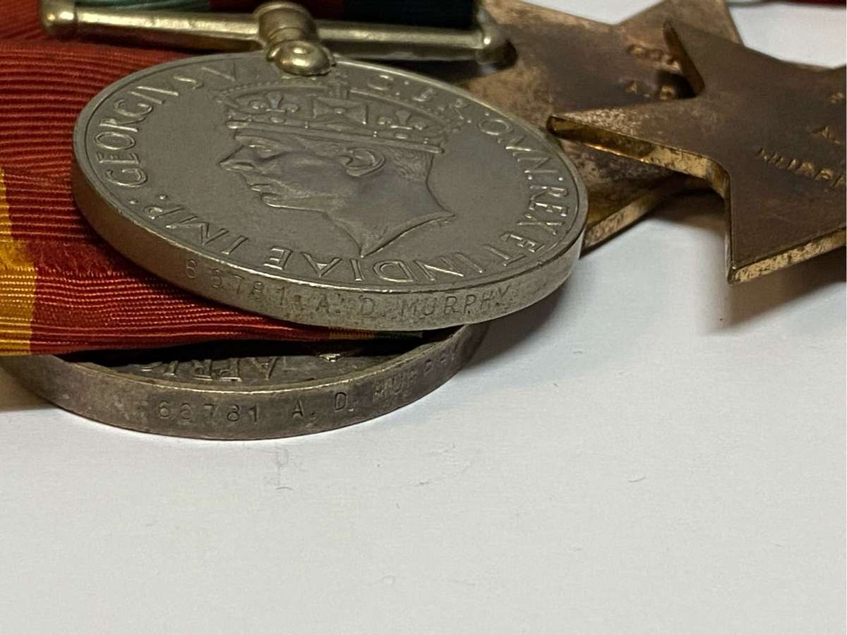 Ww2 Medals Awarded to- AD Murphy