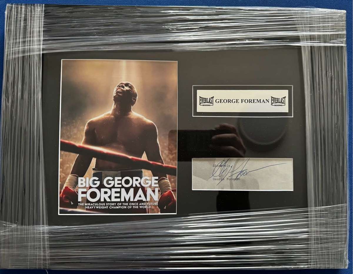Boxing Frame Signed George Foreman
