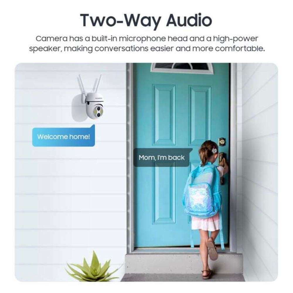 4MP WiFi Wireless PTZ Security Camera