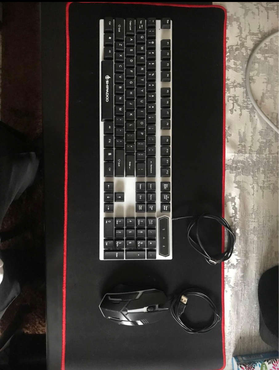 Gaming Keyboard, Mouse & Mat