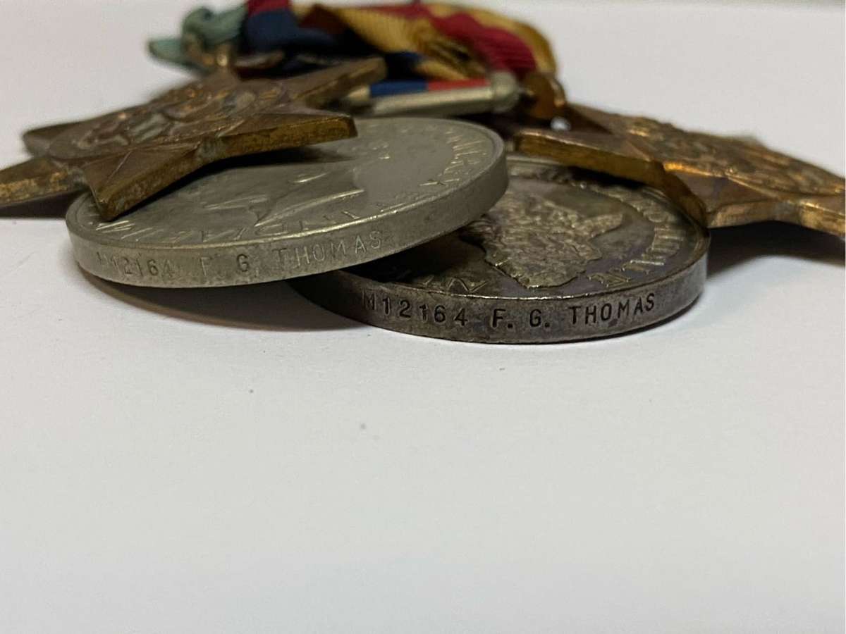 WW2 Medals - Awarded to FG Thomas