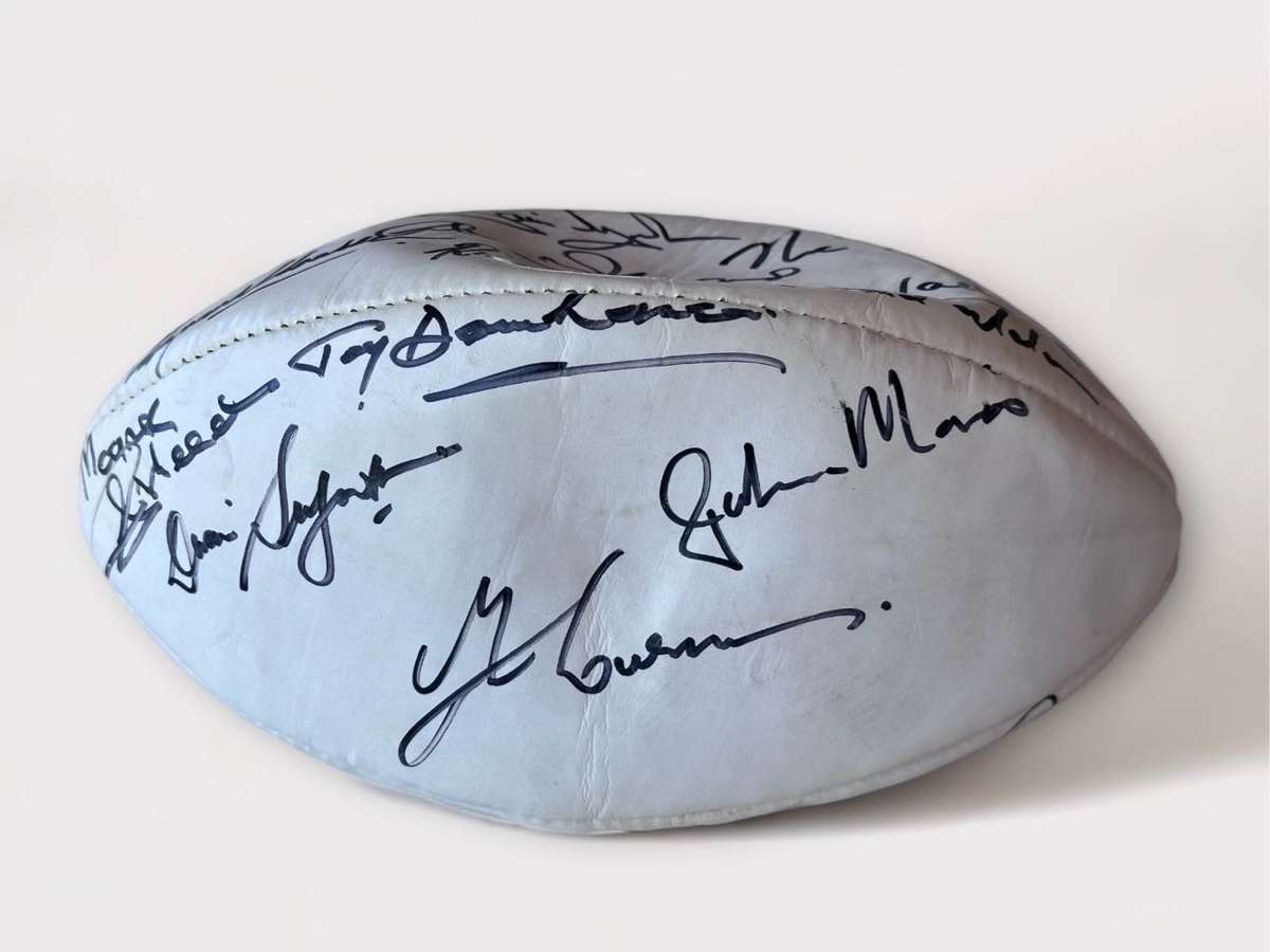 Autographed Springboks & All Blacks Rugby Balls