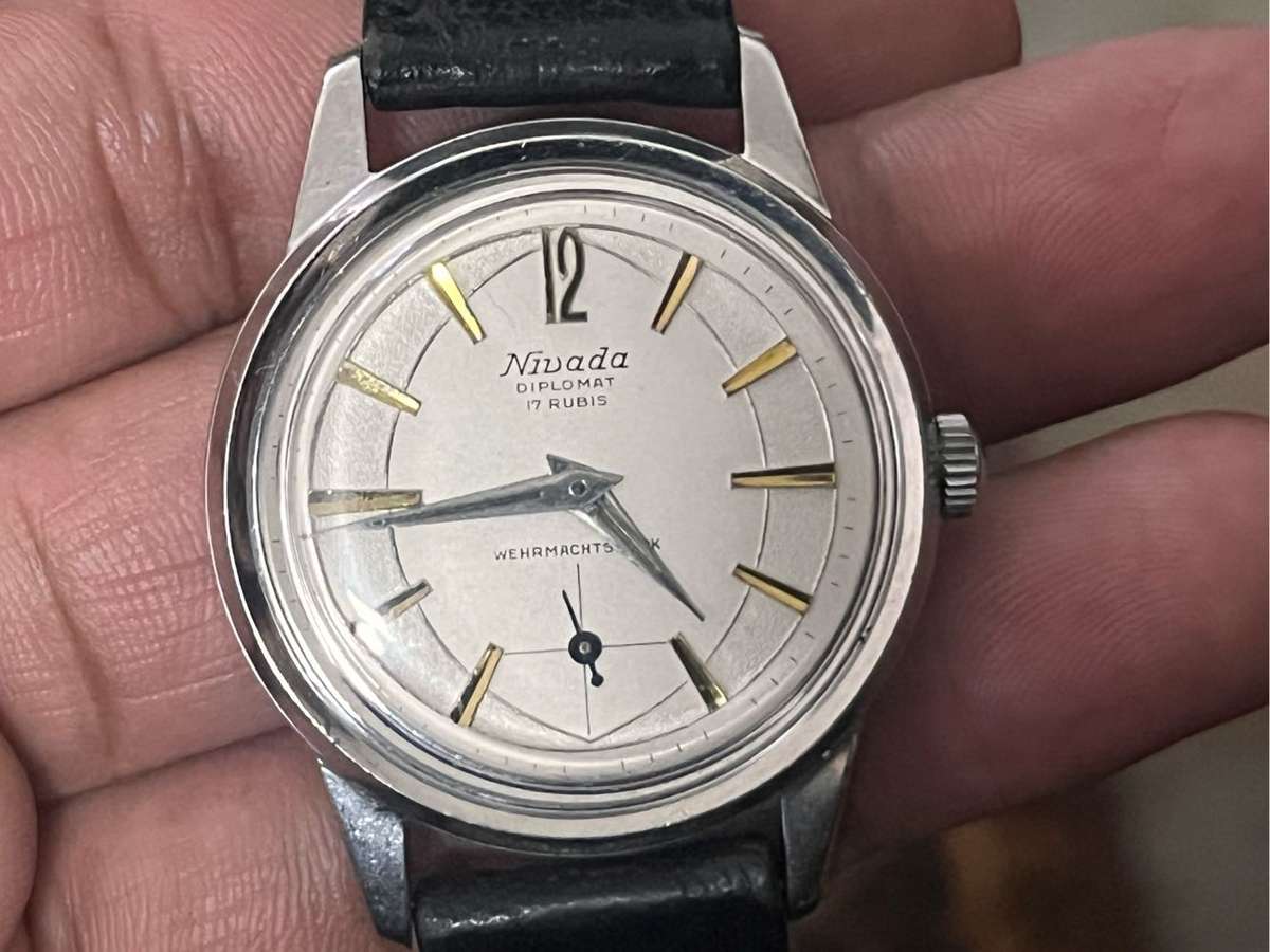 Nivada Diplomat Vintage Watch