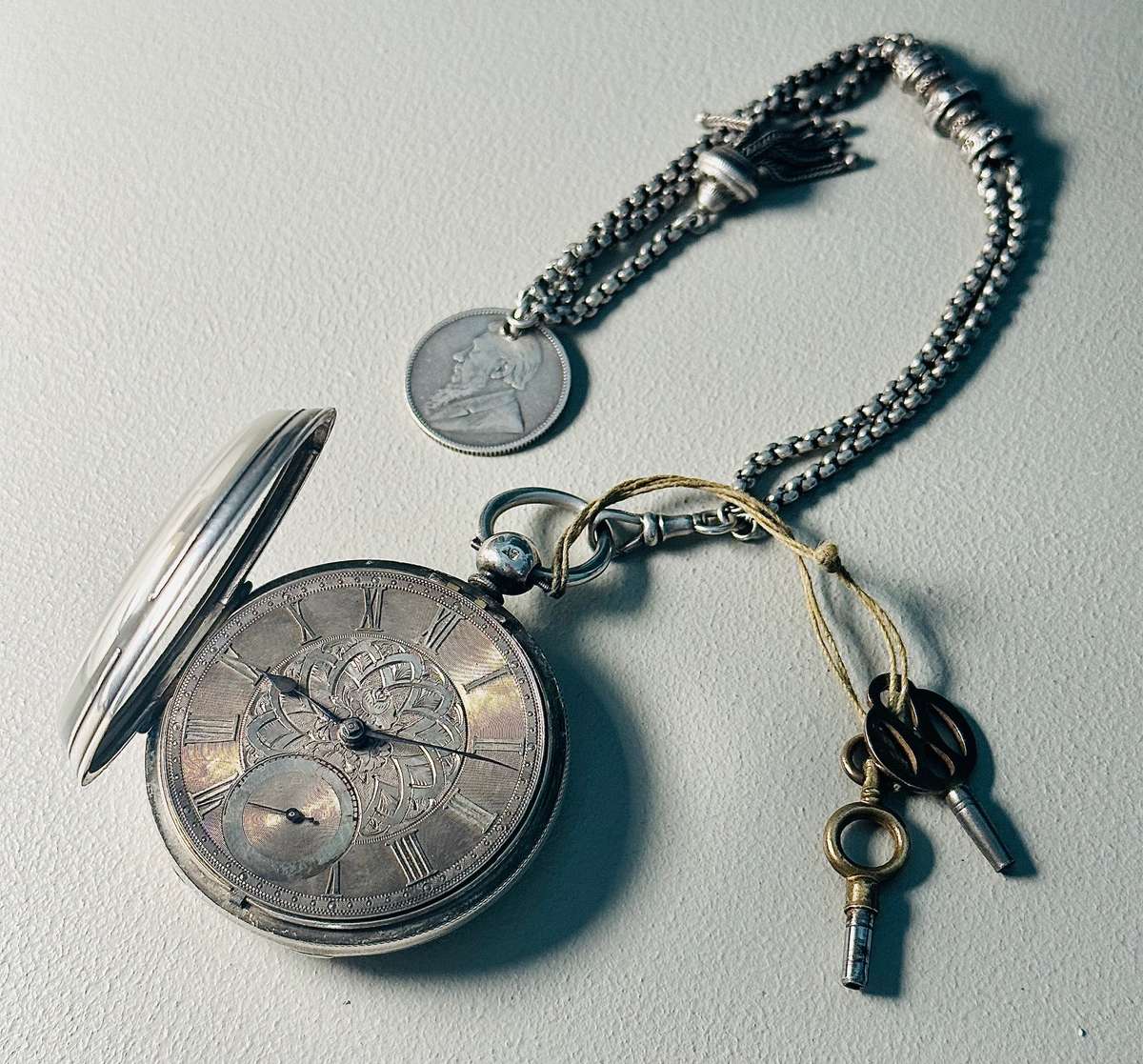 Silver Pocket Watch 1869 - Boer War & President Paul Kruger Family Related