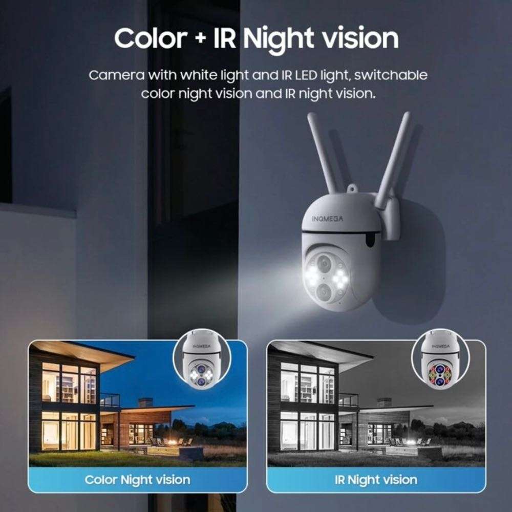 4MP WiFi Wireless PTZ Security Camera