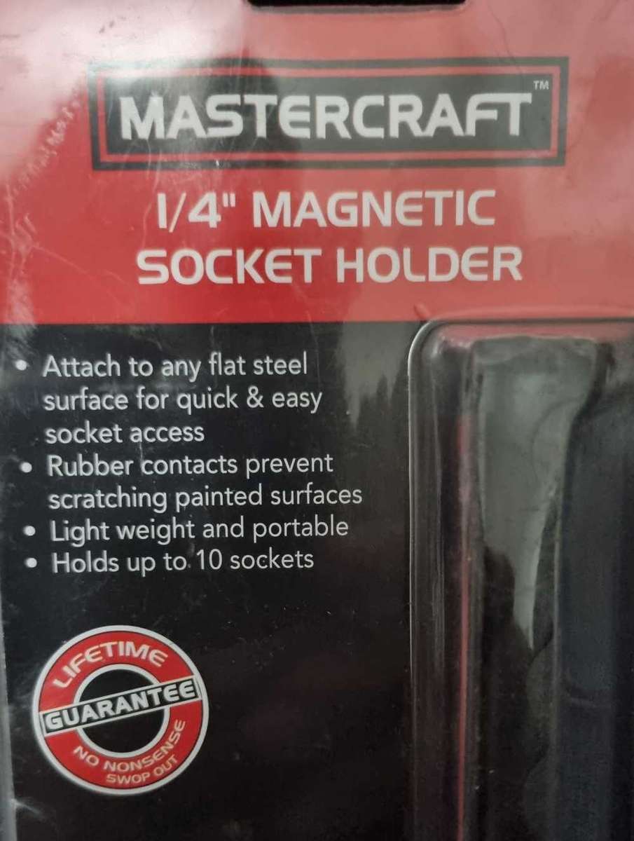 1/4 Inch Mastercraft Magnetic Socket Holder