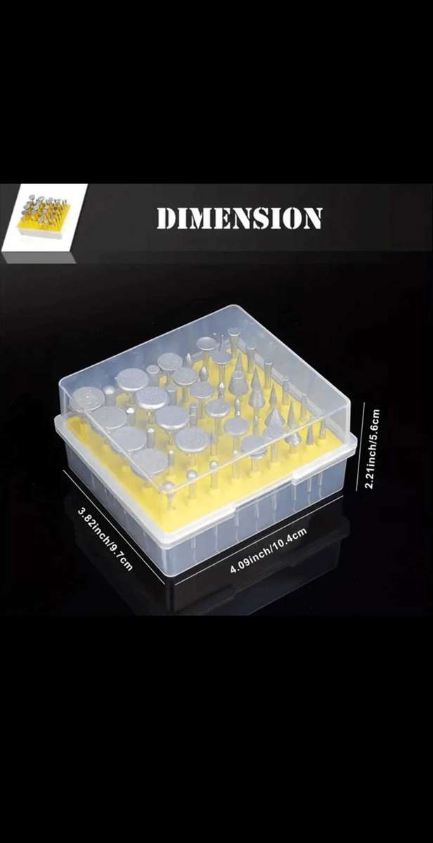 50pcs Diamond Coated Grinding Head Grinding Burrs