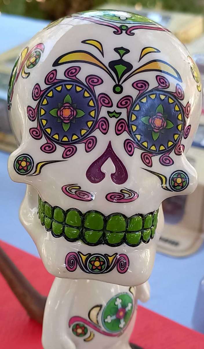 Sugar Skull Bobble Head