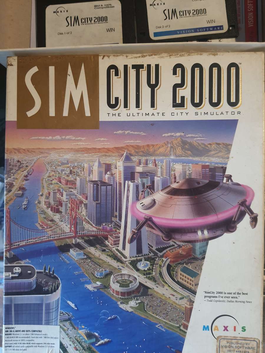 Sim City 2000 - Floppy Disc PC Game