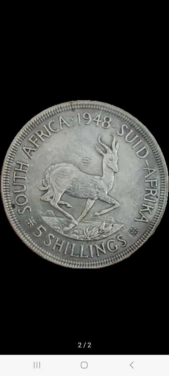 South Africa 5 Shillings 1948