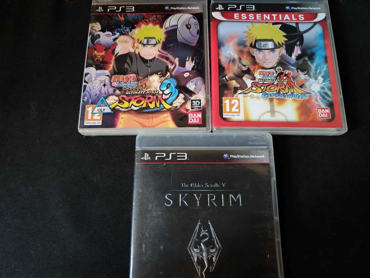 Ps3  Naruto  and Skyrim games